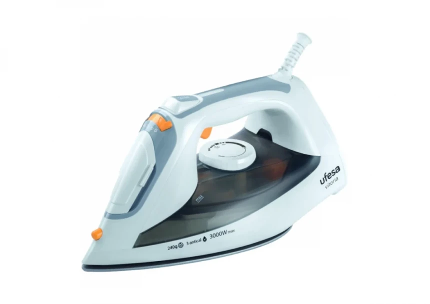 Pegla Ufesa Vitoria/snaga 3000W/sivo-bela