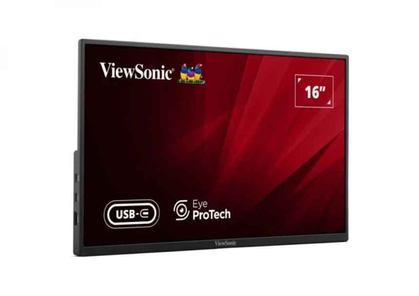 Portabl  monitor 16 ViewSonic VA1650 1920x1080/Full HD/IPS/60Hz/USB-C/HDMI/Audio/Zvučnici