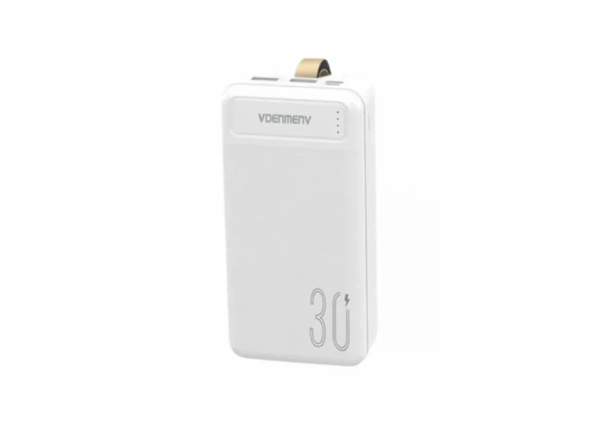 Power bank Denmen DP17 30000Mah 1xType C/2xUSB-A/1xMicr...