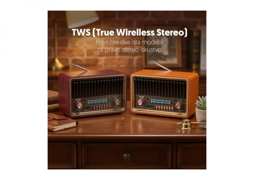 Retro RGB Bluetooth Radio 8075BT/B