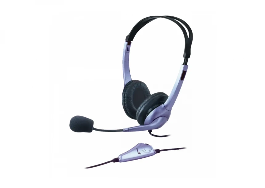 Slušalice sa mikrofonom Genius HS-04S Single Jack + USB...