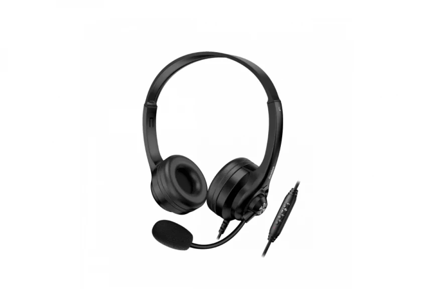 Slušalice sa mikrofonom Genius HS-235U USB-A crne