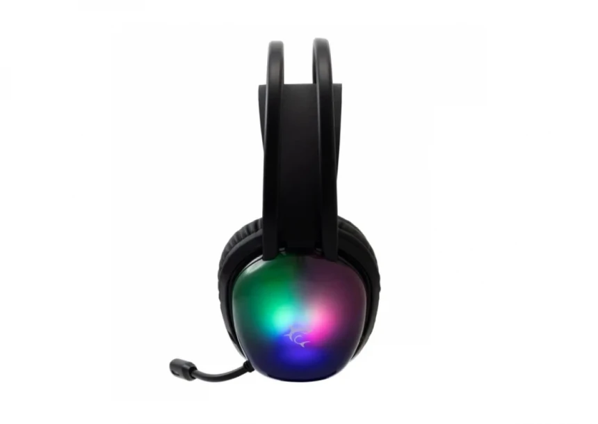 Slušalice sa mikrofonom White Shark PEACOCK 50mm/Multiplatform/RGB/Crna