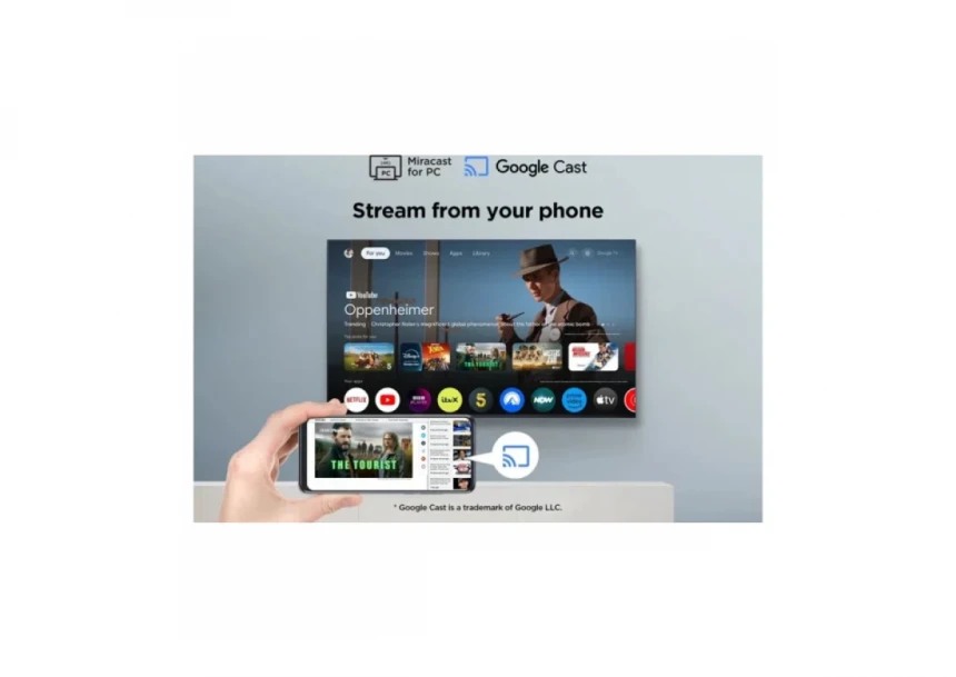 SMART LED TV 55 TCL 55V6C 3840x2160/4K/UHD/DVB-T2/C/S2/Google TV