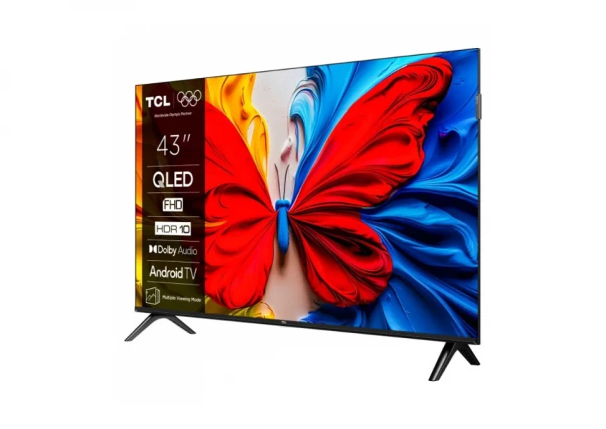 SMART QLED TV 43 TCL 43S5K  1920x1080/Full HD/DVB-T2/C/S2/Android TV