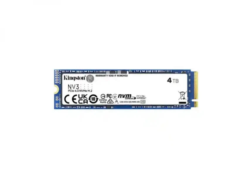 SSD M.2 NVME 4TB Kingston SNV3S/4000G 6000MBs/5000MBs