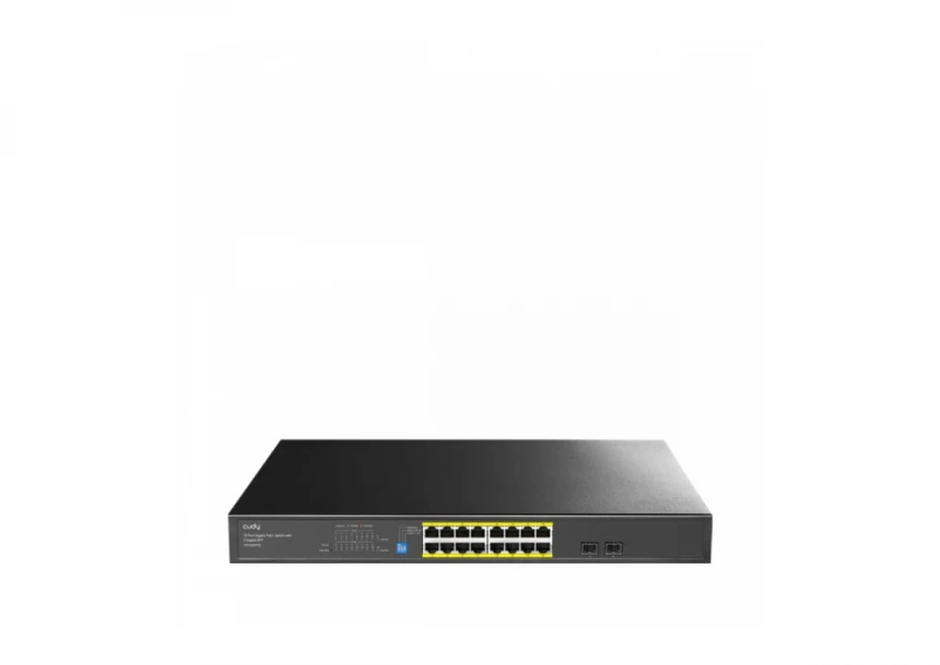 Svič 10/100/1000 16-port Cudy GS1020PS2 PoE+ sa 2x SFP porta 200W