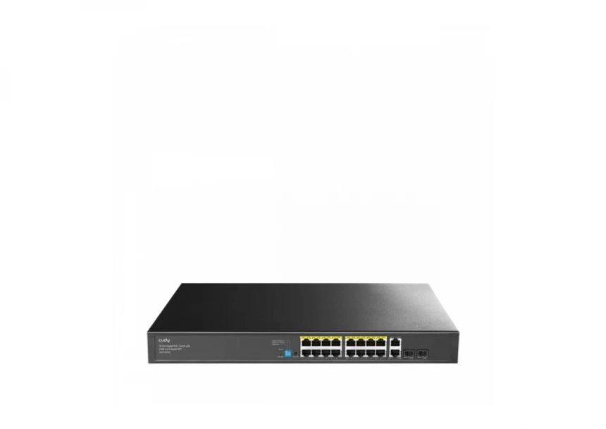 Svič 10/100/1000 16-port Cudy GS1018PS2/16 PoE+/2x Upli...