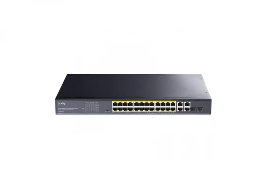 Svič 10/100/1000 24-port Cudy GS1028PS2 PoE+/2 SFP port...