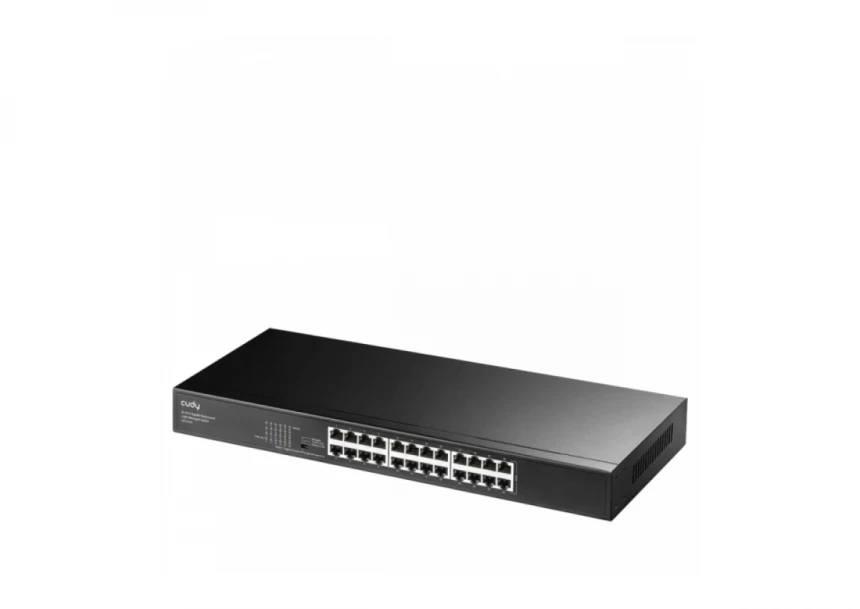 Svič 10/100/1000 24-port Cudy GS1024E Rackmount Light Managed