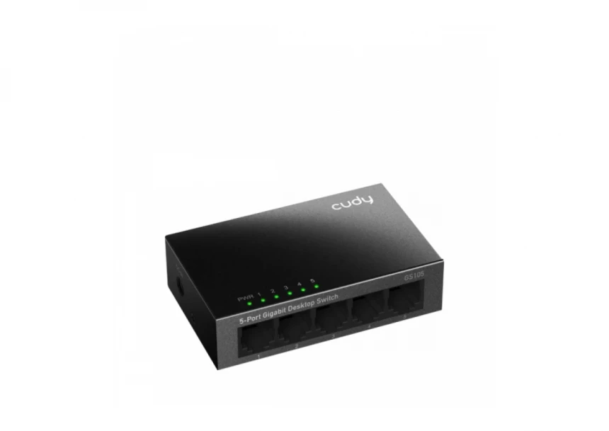 Svič 10/100/1000 5-port Cudy GS105/ Metalno kućište