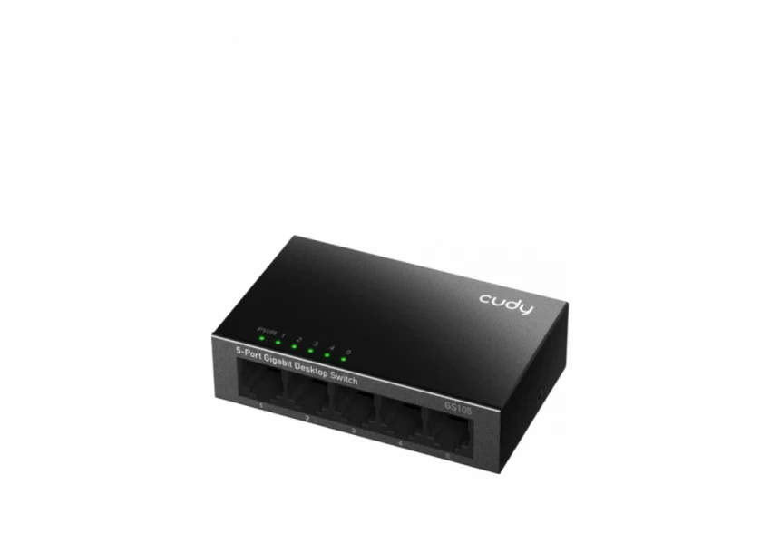 Svič 10/100/1000 5-port Cudy GS105/ Metalno kućište