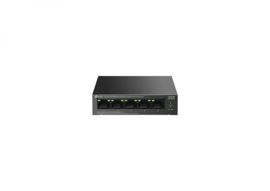 Switch 5 x 10/100 4-PoE TP-Link LS105LP metalno kućište