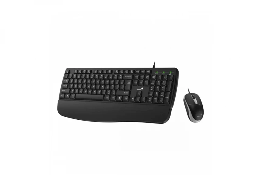 Tastatura + miš Genius KM-123 USB US crna