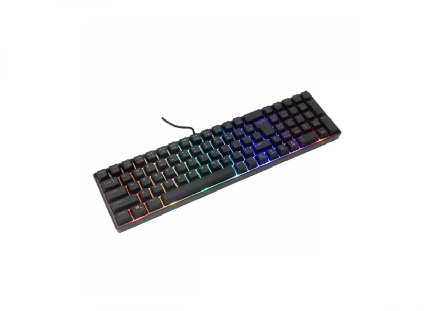 Tastatura White Shark GLADIUS Full Layout/Membranska/RGB/US/Crna