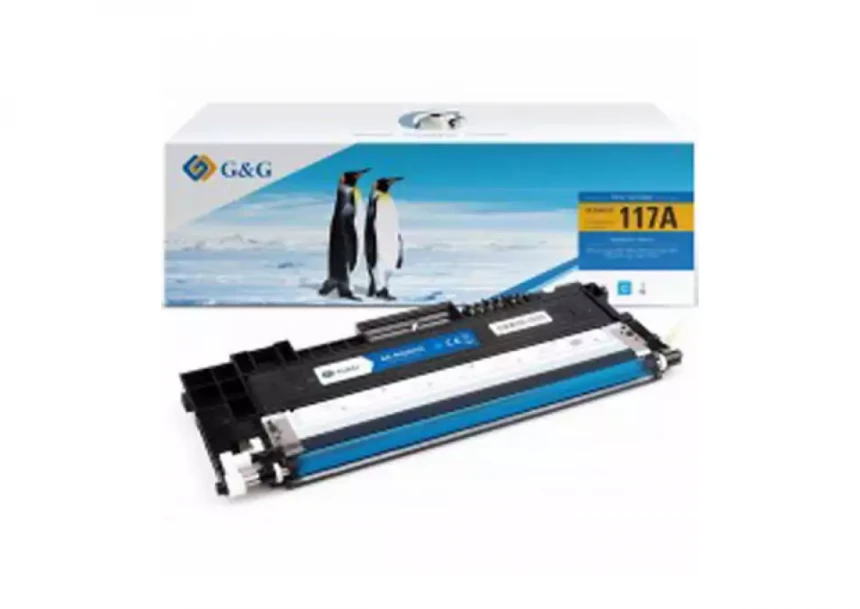 Toner G&G HP 117A W2071A (150A/NW,178NW, 179FNW) cyan s...