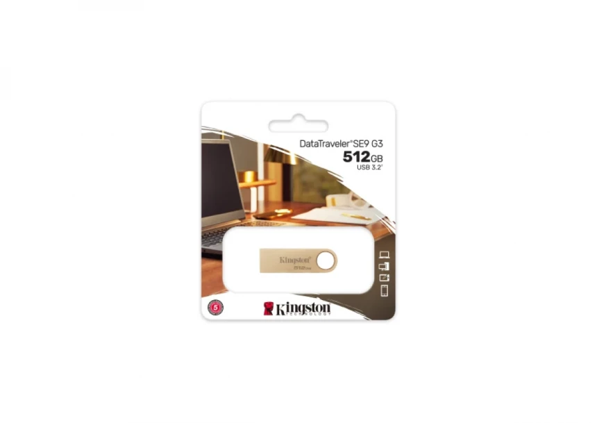 USB Flash 515GB Kingston 3.0 DataTraveler DTSE9G3/512GB champagne