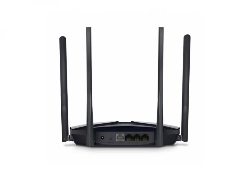 Wireless Router Mercusys MR80X AX3000 WiFi 6 2402 Mbps/3LAN/1WAN/4x5dbi